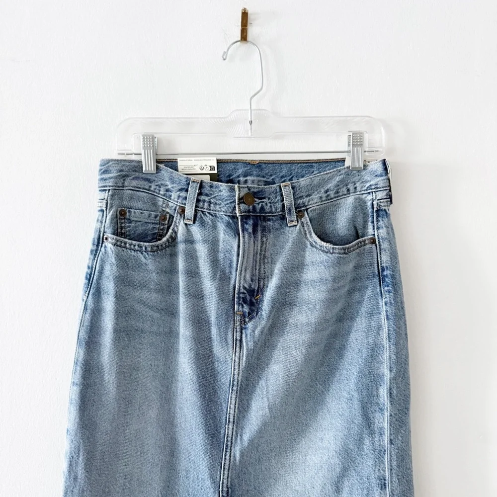 NEW Levi's Denim Ankle Column Skirt Size 26 - Picture 5 of 8